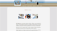 Desktop Screenshot of krisimpresores.com