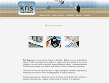 Tablet Screenshot of krisimpresores.com